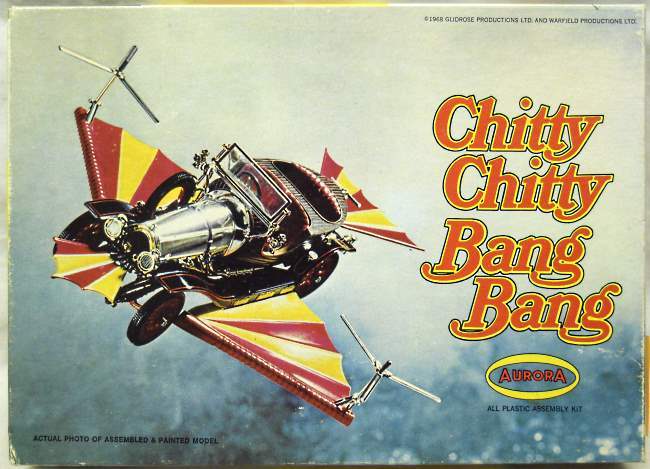 Aurora 1/25 Chitty Chitty Bang Bang, 828-300 plastic model kit